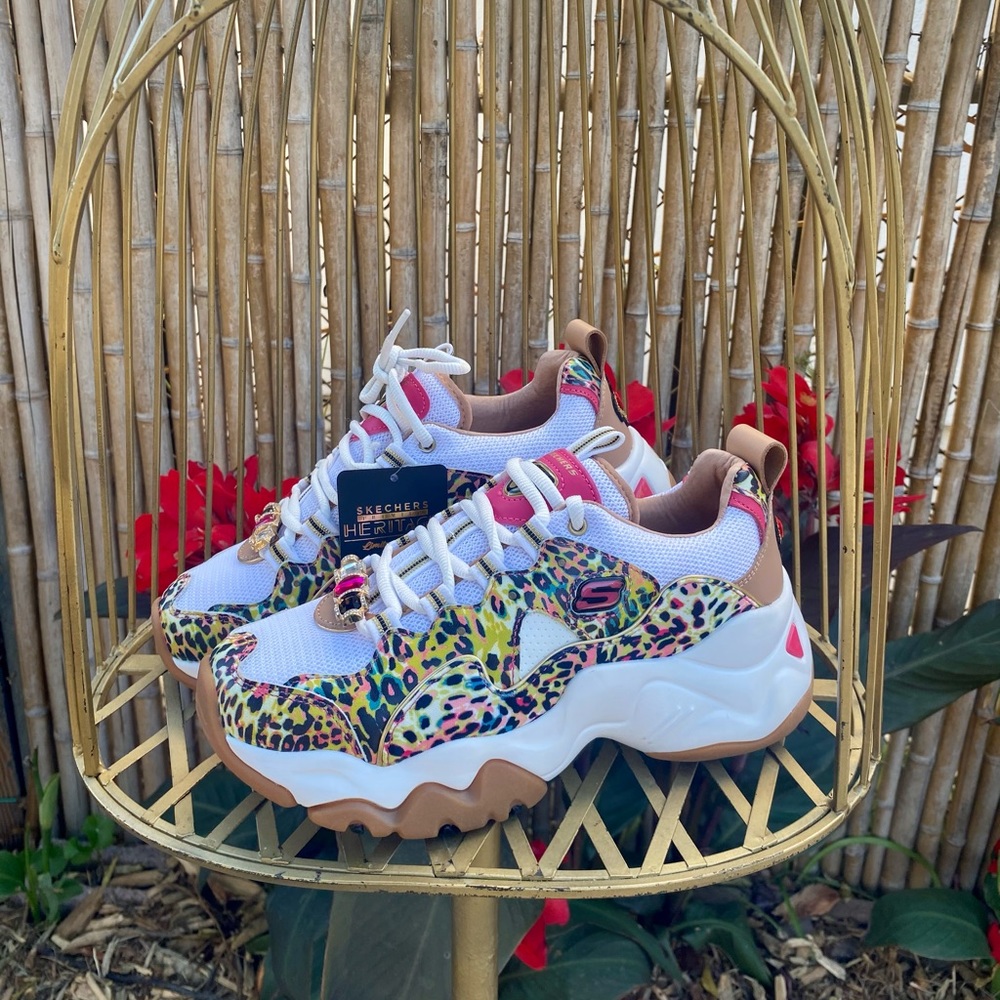 SKECHERS D'Lites- Cheetah Shoe